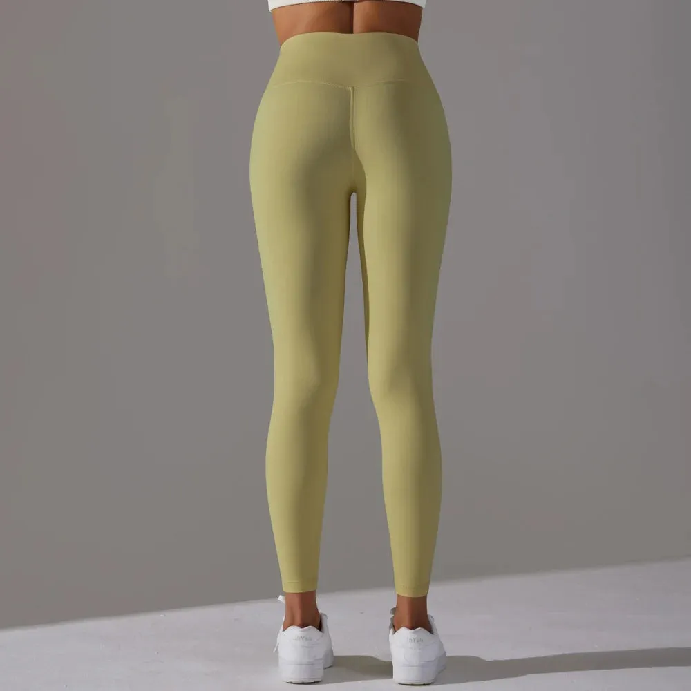 Soft Stretchy Yoga Pants for Women - High Waist Fitness Tights
