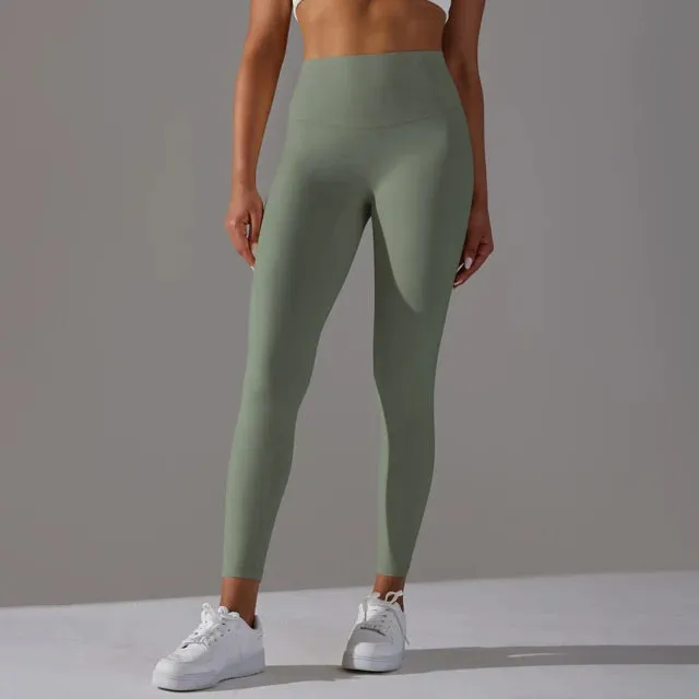 Soft Stretchy Yoga Pants for Women - High Waist Fitness Tights