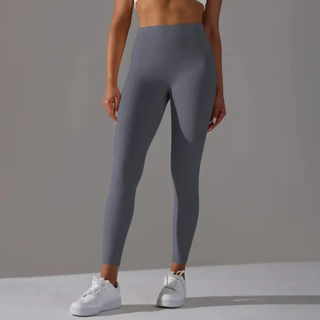 Soft Stretchy Yoga Pants for Women - High Waist Fitness Tights