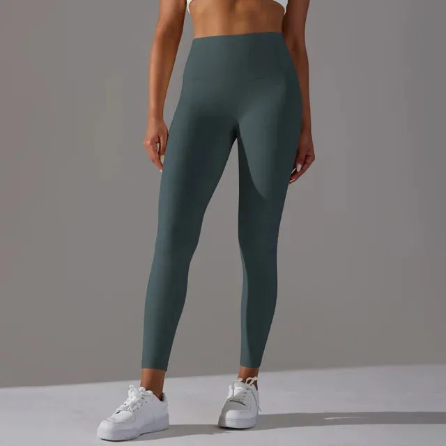 Soft Stretchy Yoga Pants for Women - High Waist Fitness Tights