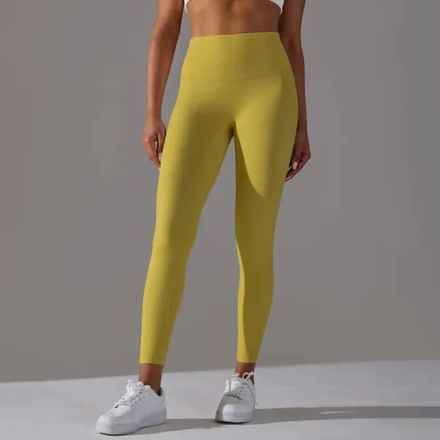 Soft Stretchy Yoga Pants for Women - High Waist Fitness Tights