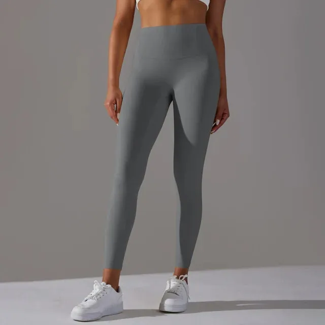 Soft Stretchy Yoga Pants for Women - High Waist Fitness Tights