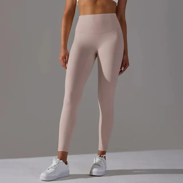 Soft Stretchy Yoga Pants for Women - High Waist Fitness Tights