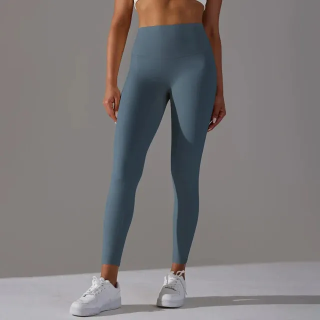 Soft Stretchy Yoga Pants for Women - High Waist Fitness Tights