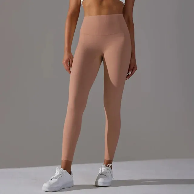 Soft Stretchy Yoga Pants for Women - High Waist Fitness Tights