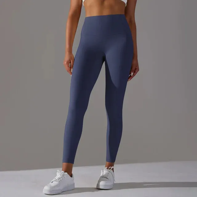 Soft Stretchy Yoga Pants for Women - High Waist Fitness Tights