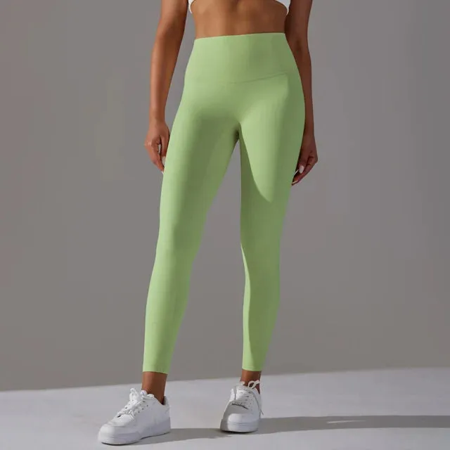 Soft Stretchy Yoga Pants for Women - High Waist Fitness Tights