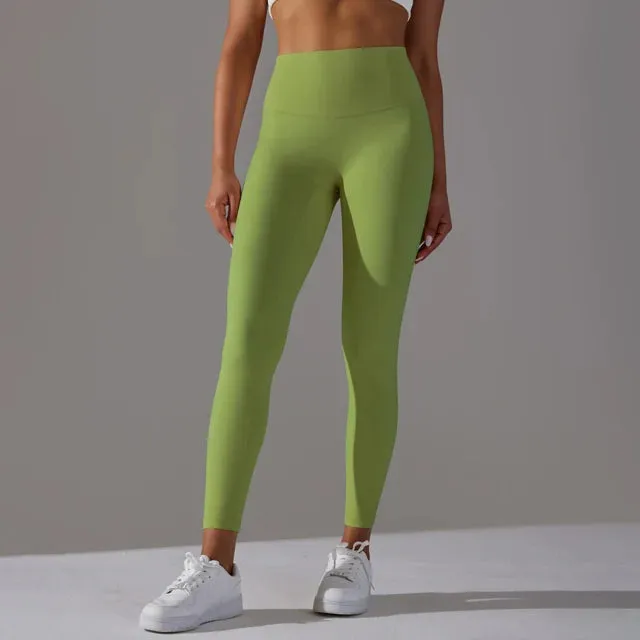 Soft Stretchy Yoga Pants for Women - High Waist Fitness Tights