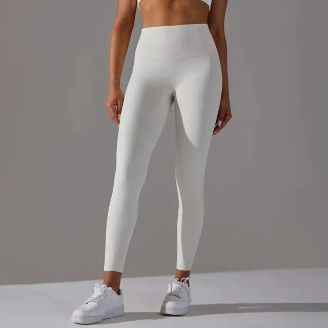 Soft Stretchy Yoga Pants for Women - High Waist Fitness Tights