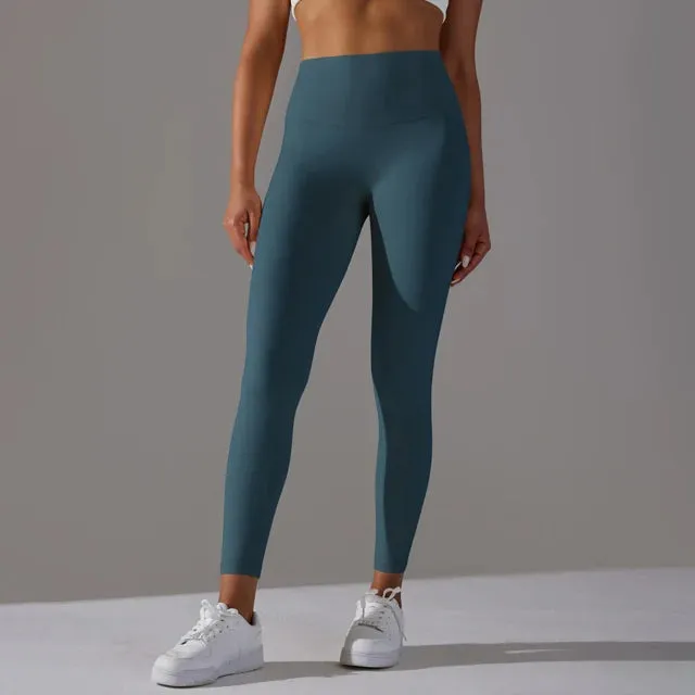 Soft Stretchy Yoga Pants for Women - High Waist Fitness Tights