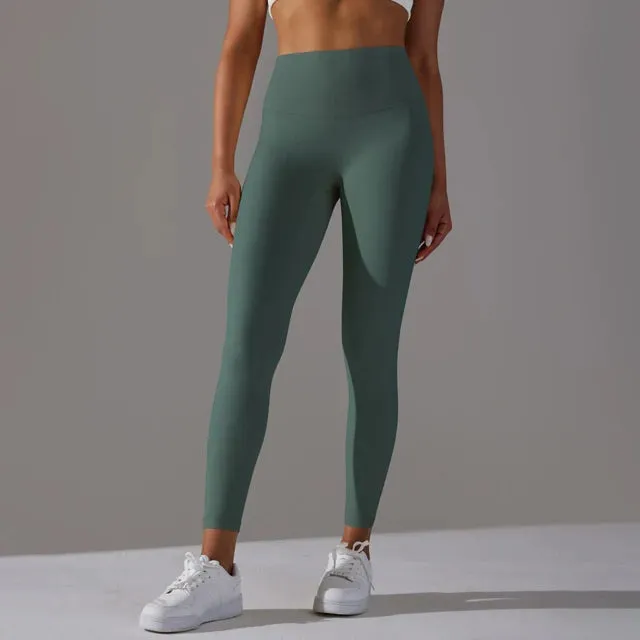 Soft Stretchy Yoga Pants for Women - High Waist Fitness Tights