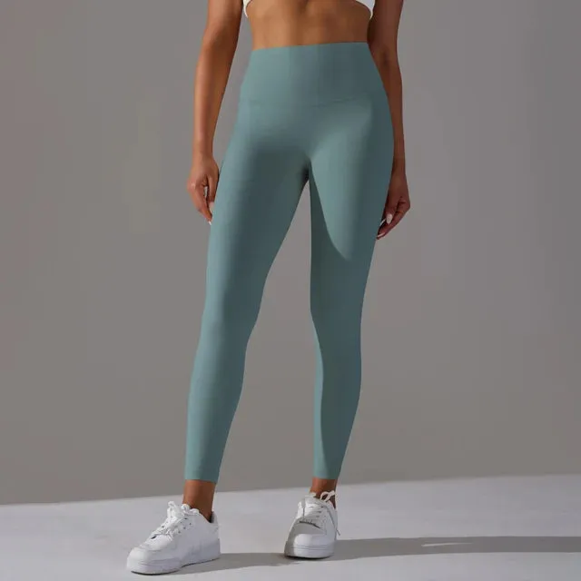 Soft Stretchy Yoga Pants for Women - High Waist Fitness Tights