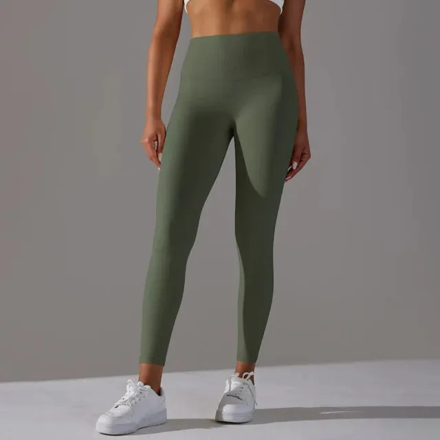 Soft Stretchy Yoga Pants for Women - High Waist Fitness Tights