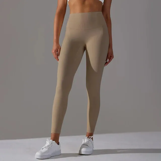 Soft Stretchy Yoga Pants for Women - High Waist Fitness Tights