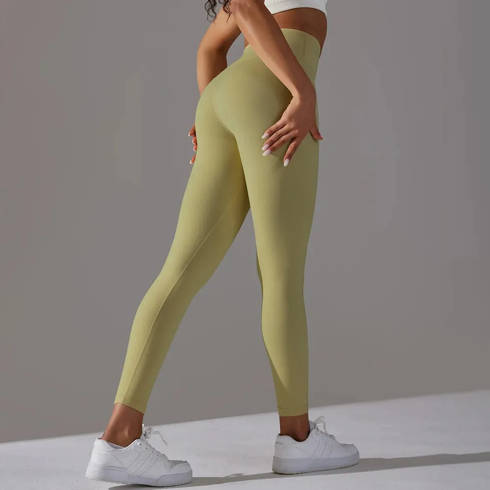 Soft Stretchy Yoga Pants for Women - High Waist Fitness Tights