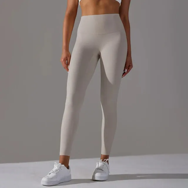 Soft Stretchy Yoga Pants for Women - High Waist Fitness Tights