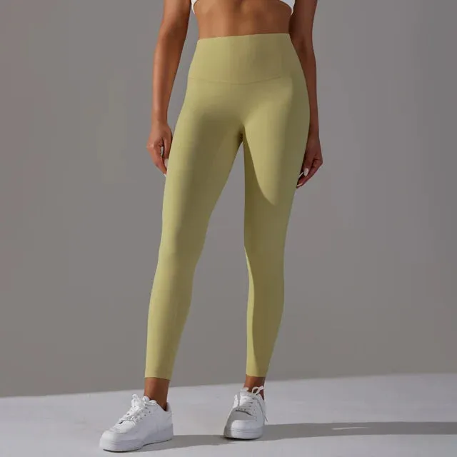 Soft Stretchy Yoga Pants for Women - High Waist Fitness Tights