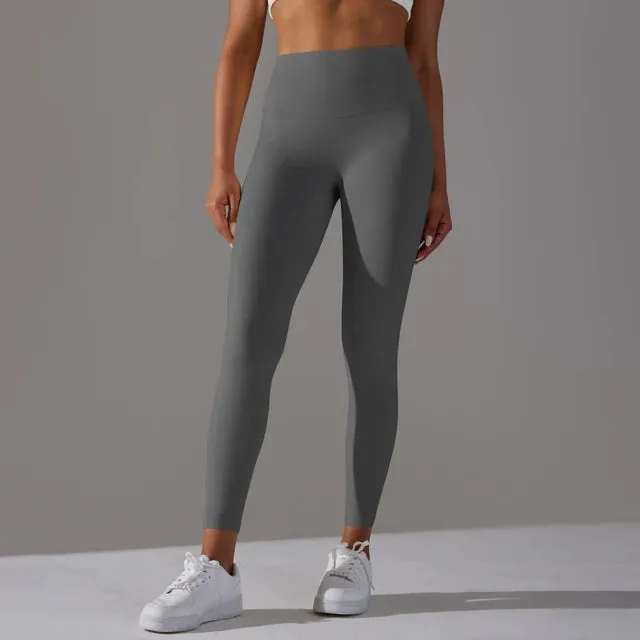Soft Stretchy Yoga Pants for Women - High Waist Fitness Tights