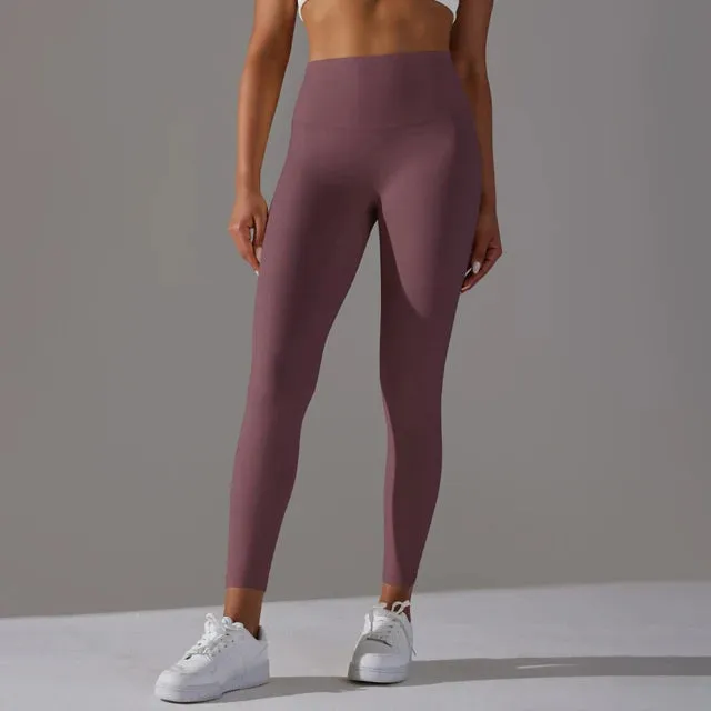 Soft Stretchy Yoga Pants for Women - High Waist Fitness Tights