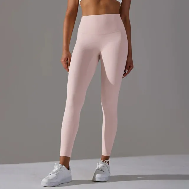 Soft Stretchy Yoga Pants for Women - High Waist Fitness Tights