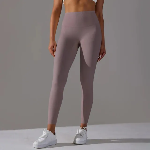 Soft Stretchy Yoga Pants for Women - High Waist Fitness Tights