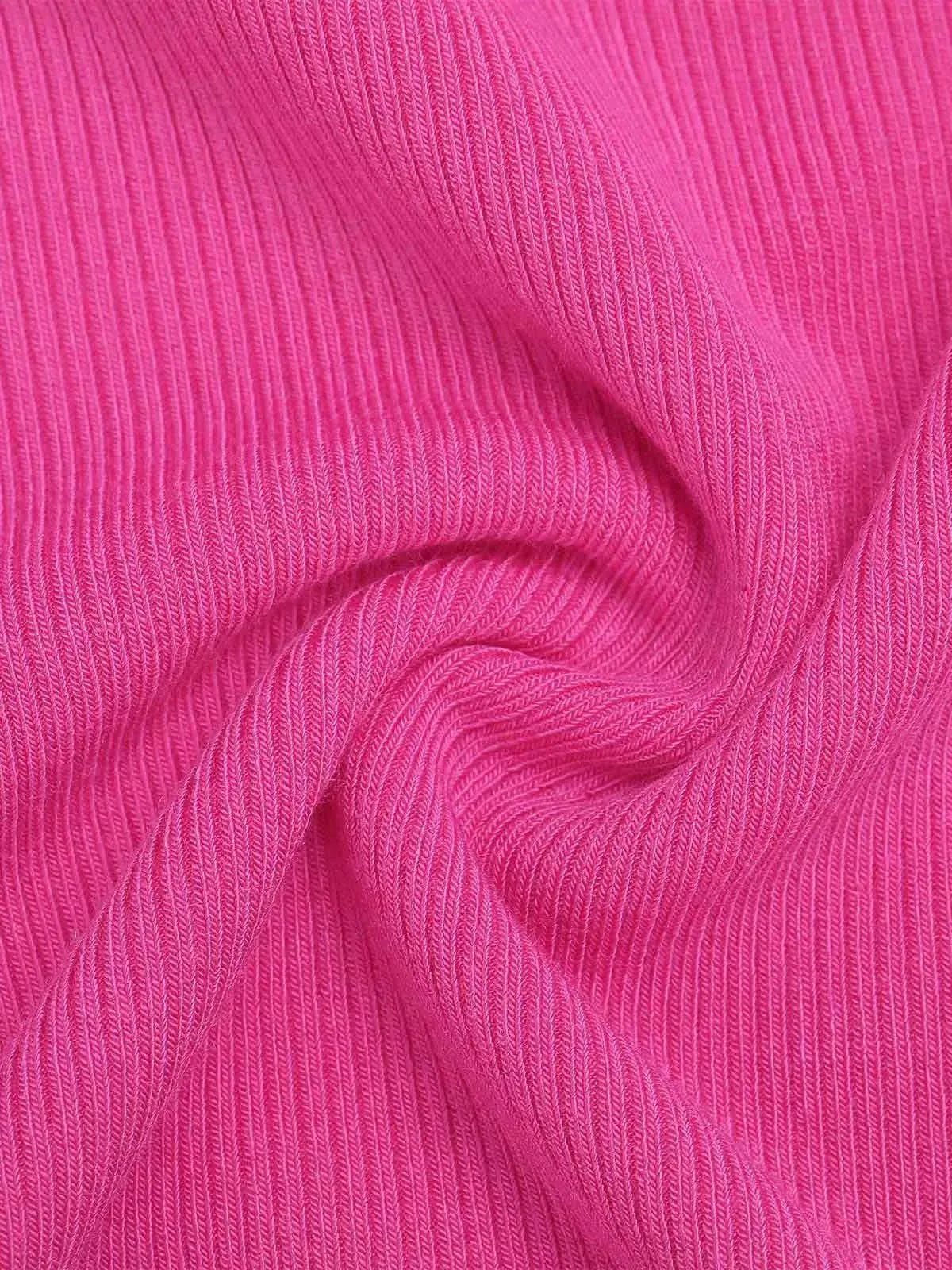 Solid Long-Sleeve Rib Modal Off-the-Shoulder Slimming Crop Top