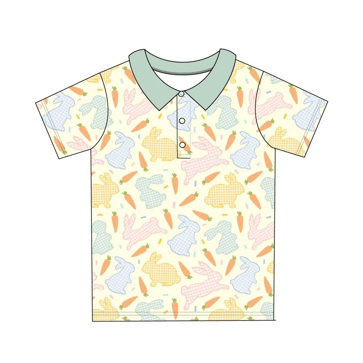 Soulbaby Easter Hoppy Bunnies Daywear Polo Shirt