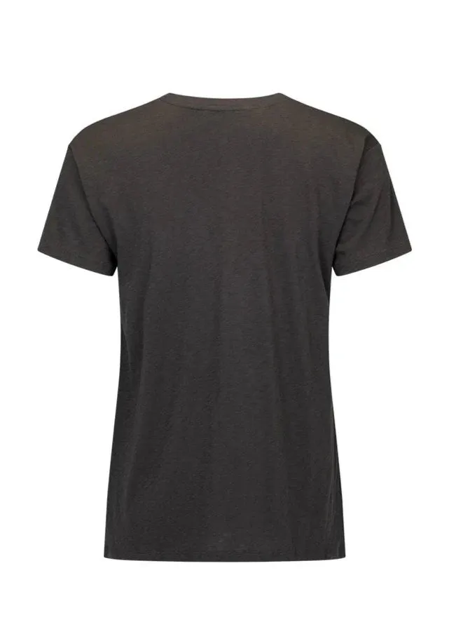 Spell Sweet Nothings Biker Tee Charcoal