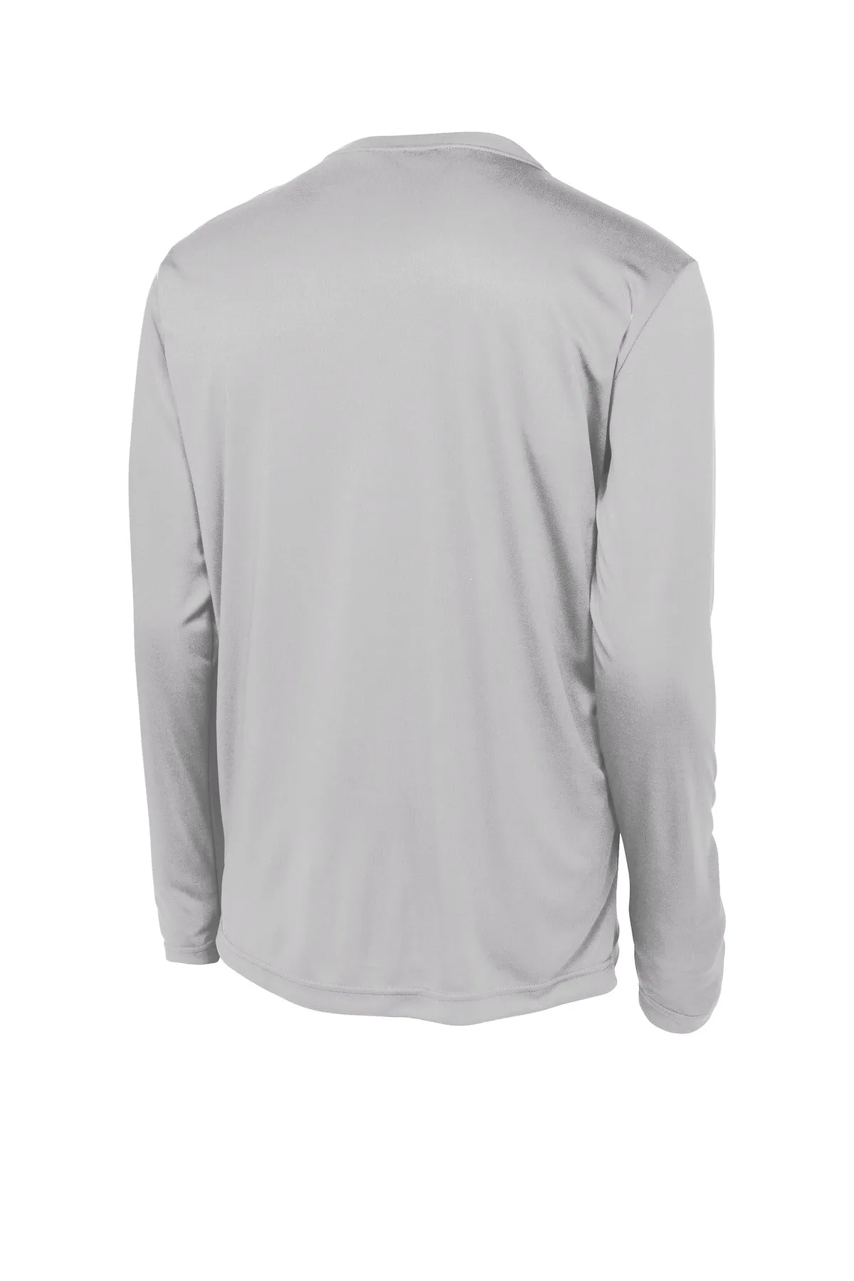 Sport-Tek Long Sleeve PosiCharge Competitor Tee. ST350LS Silver