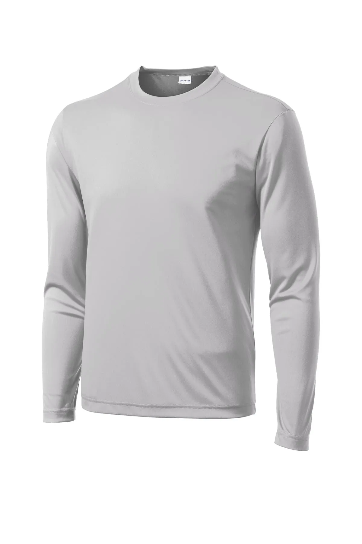 Sport-Tek Long Sleeve PosiCharge Competitor Tee. ST350LS Silver