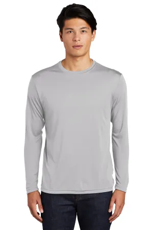 Sport-Tek Long Sleeve PosiCharge Competitor Tee. ST350LS Silver