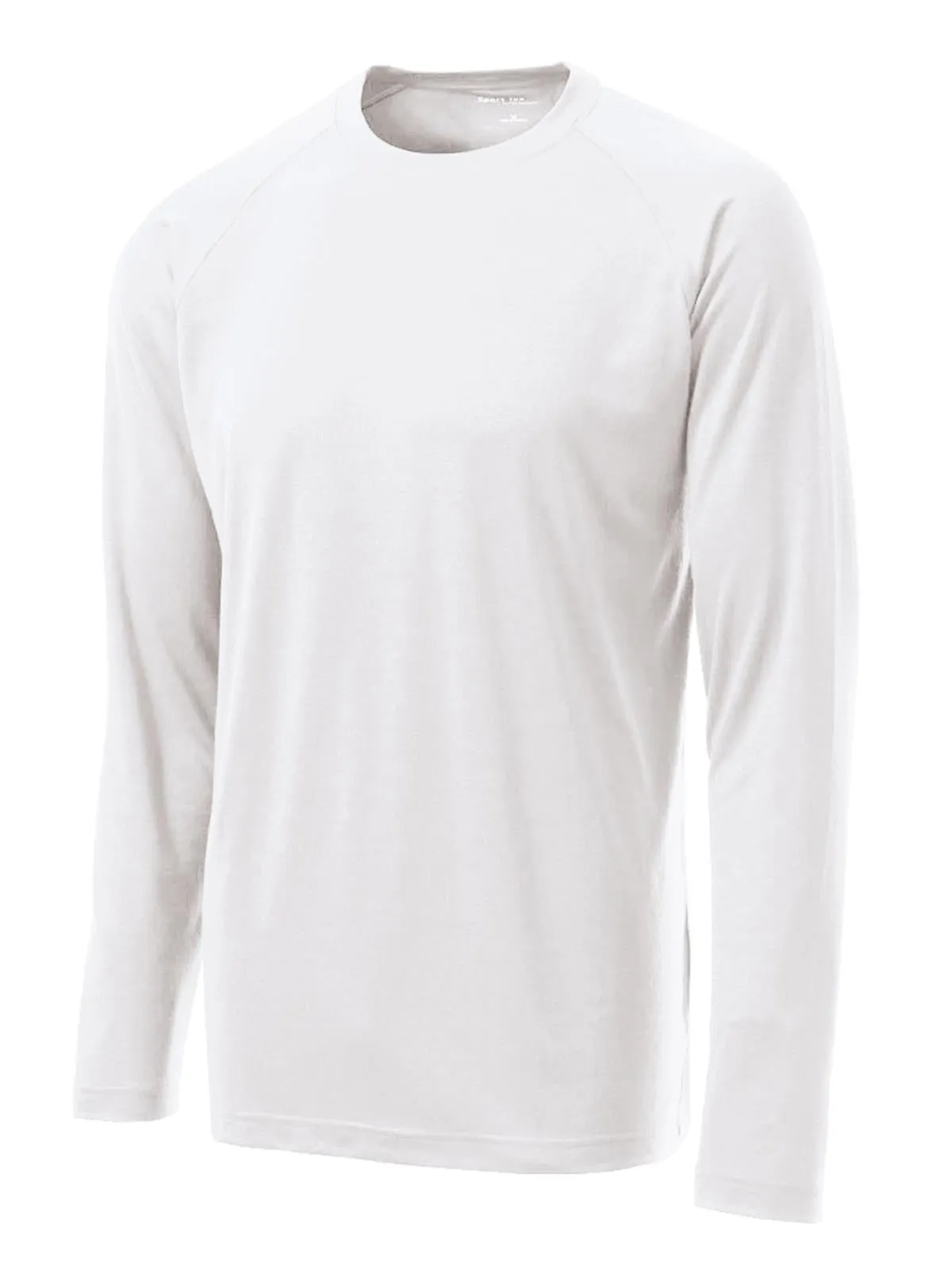 Sport-Tek  Long Sleeve Ultimate Performance Crew. ST700LS White