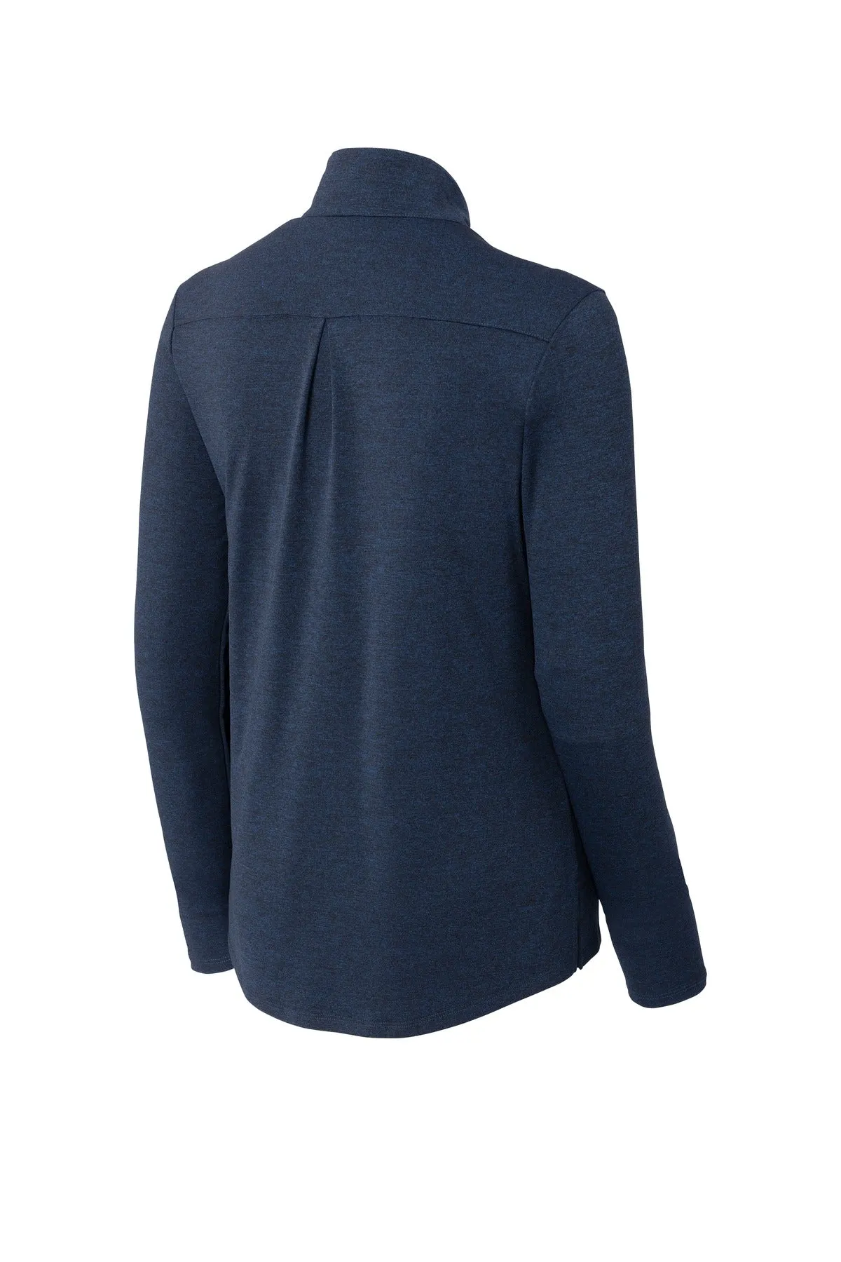 Sport-Tek  Women's Endeavor 1/2-Zip Pullover. LST469 Dark Royal Heather