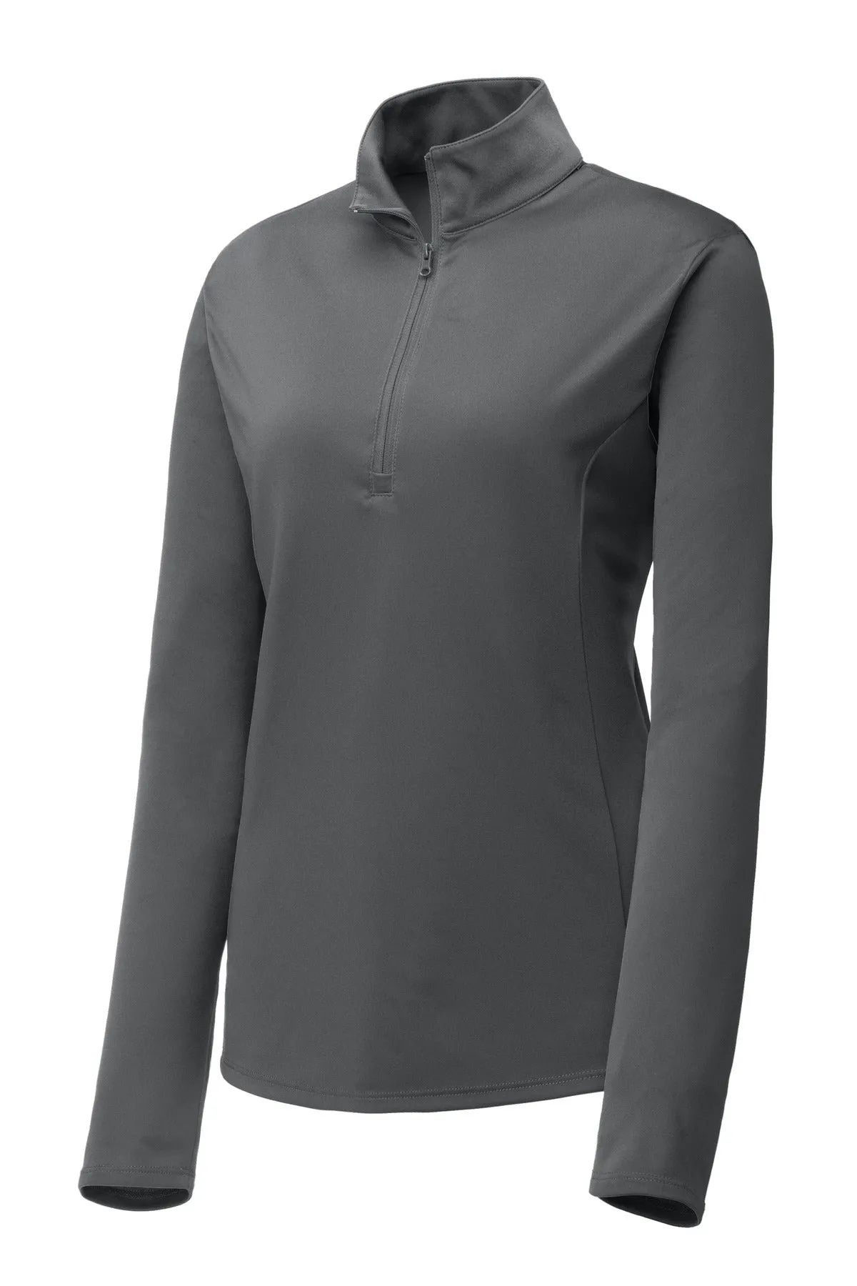 Sport-Tek Women's PosiCharge Competitor 1/4-Zip Pullover. LST357 Iron Grey