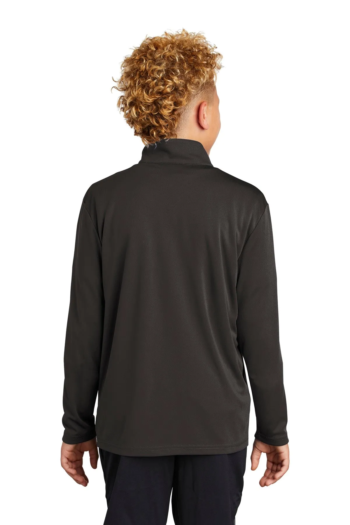Sport-Tek  Youth PosiCharge  Competitor  1/4-Zip Pullover. YST357 Iron Grey
