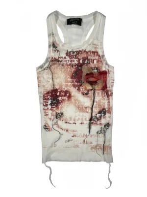 SS2002 Jean Paul Gaultier eye patchwork top