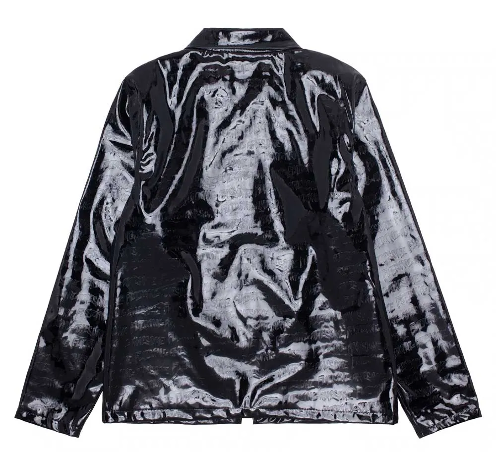 STAMP EMBOSSED VINYL WORK JACKET