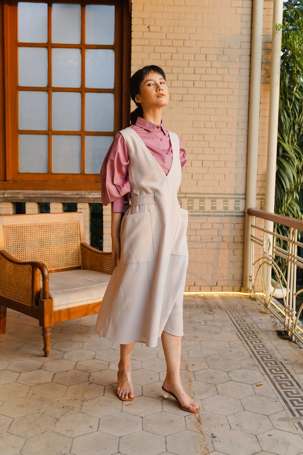STELLAR PUFF SHIRT IN LAVENDER PLUM