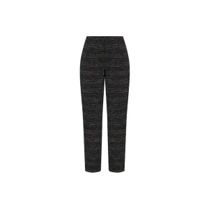 Straight Cut Pants In Tweed