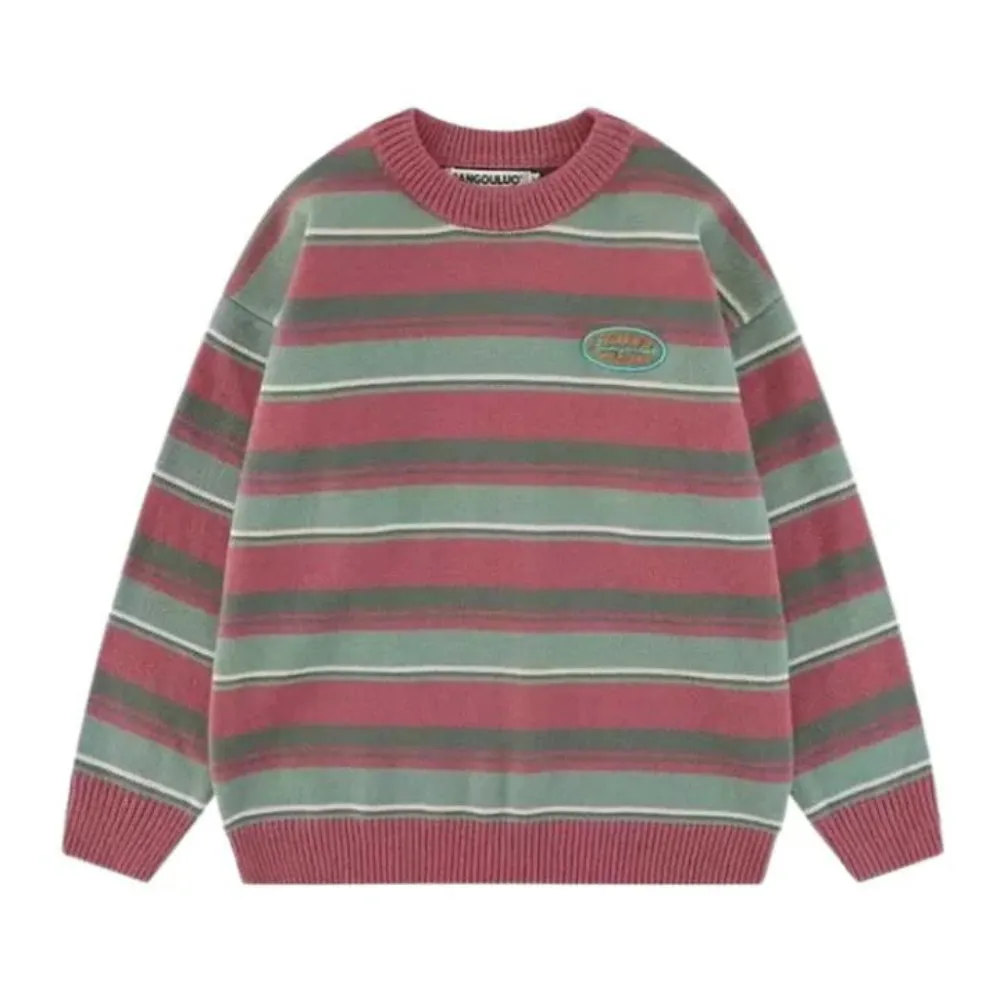 Striped Crew Neck Sweater