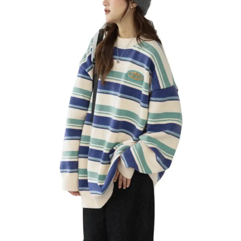 Striped Crew Neck Sweater
