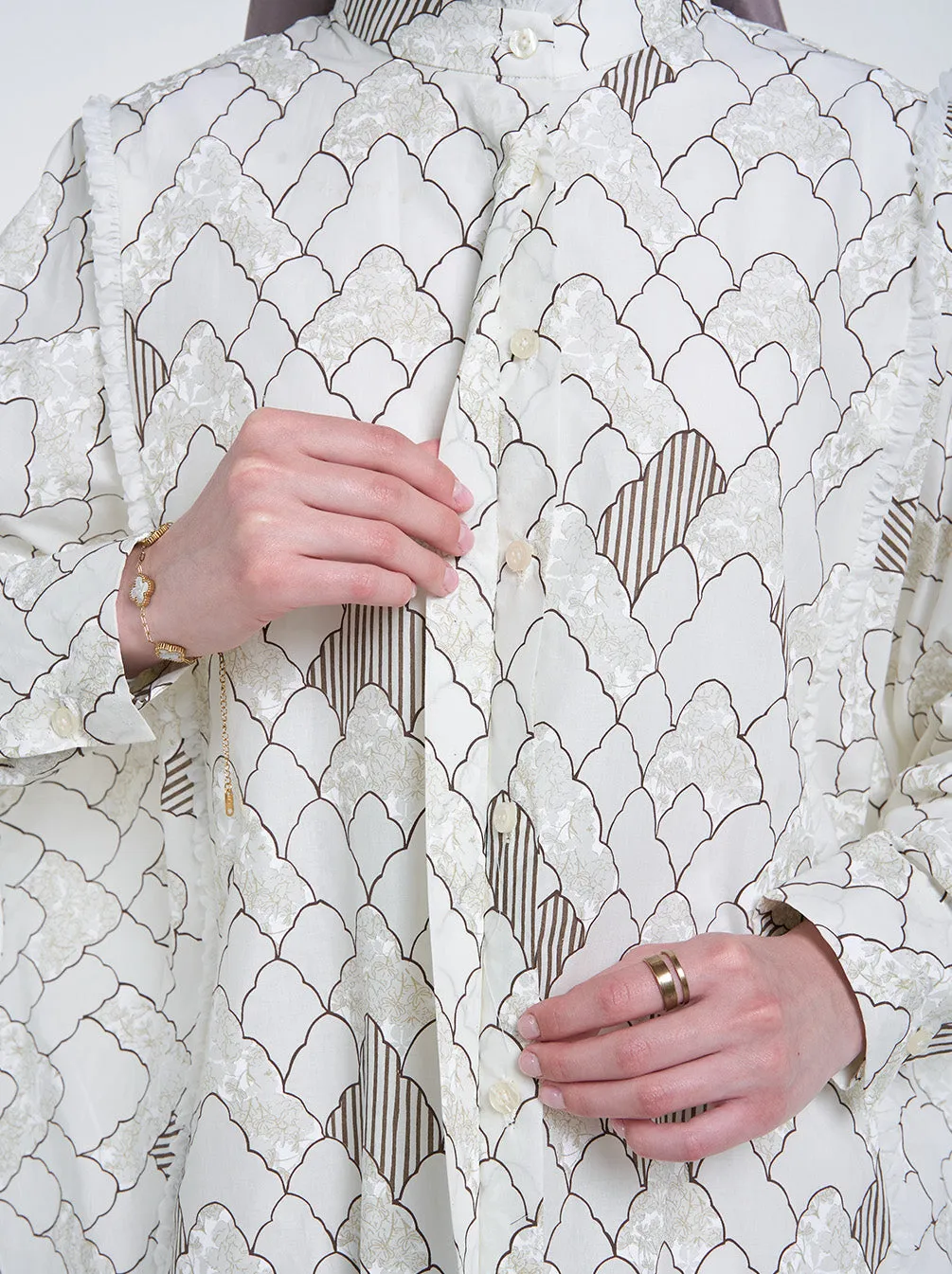 SUME OVERSIZED TOP IVORY