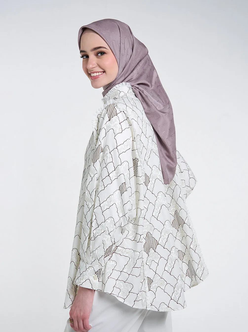 SUME OVERSIZED TOP IVORY