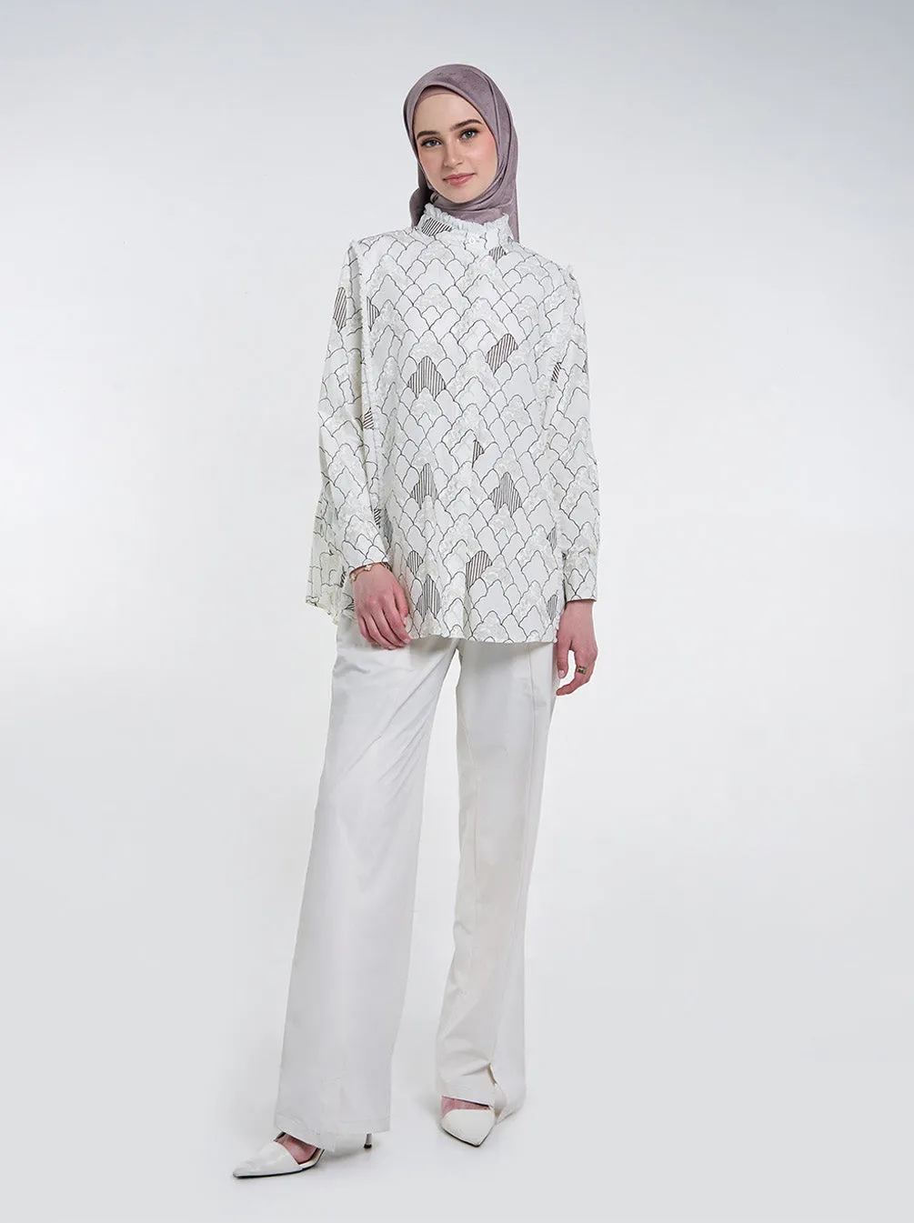 SUME OVERSIZED TOP IVORY