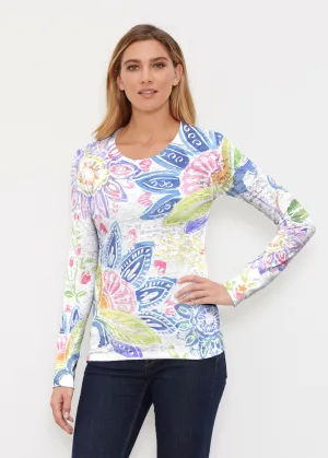 Summertime (13421) ~ Thermal Long Sleeve Crew Shirt