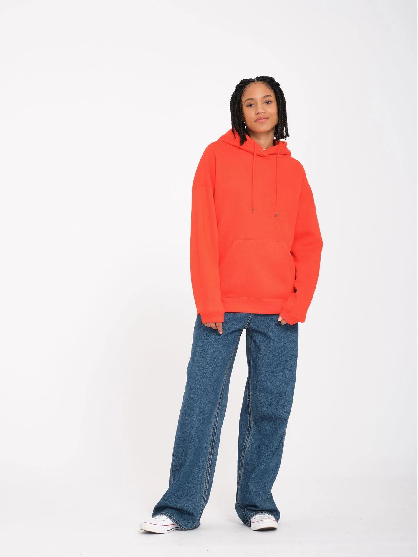 Sweat à capuche Stone Heart Up - BRIGHT RED