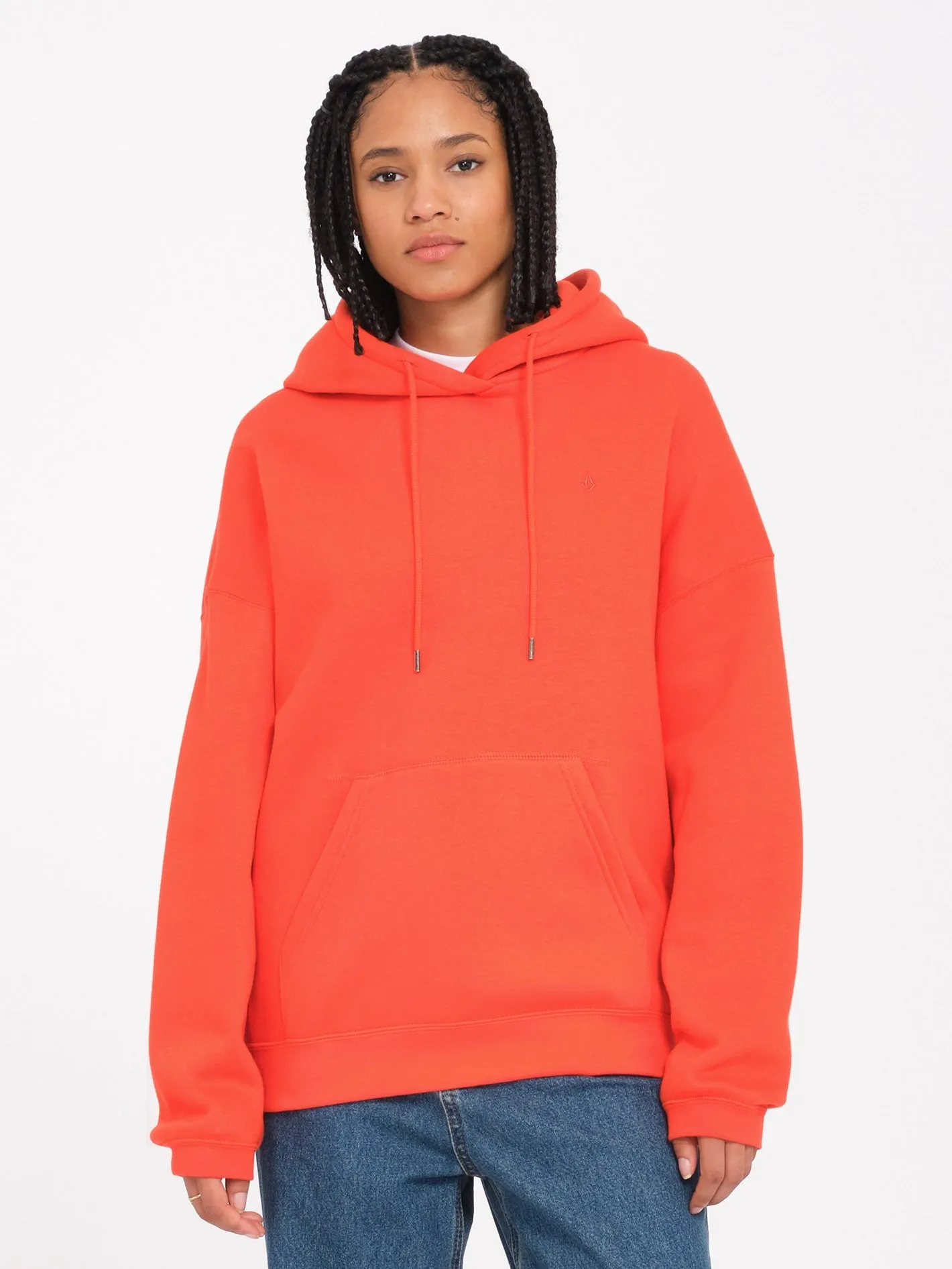 Sweat à capuche Stone Heart Up - BRIGHT RED