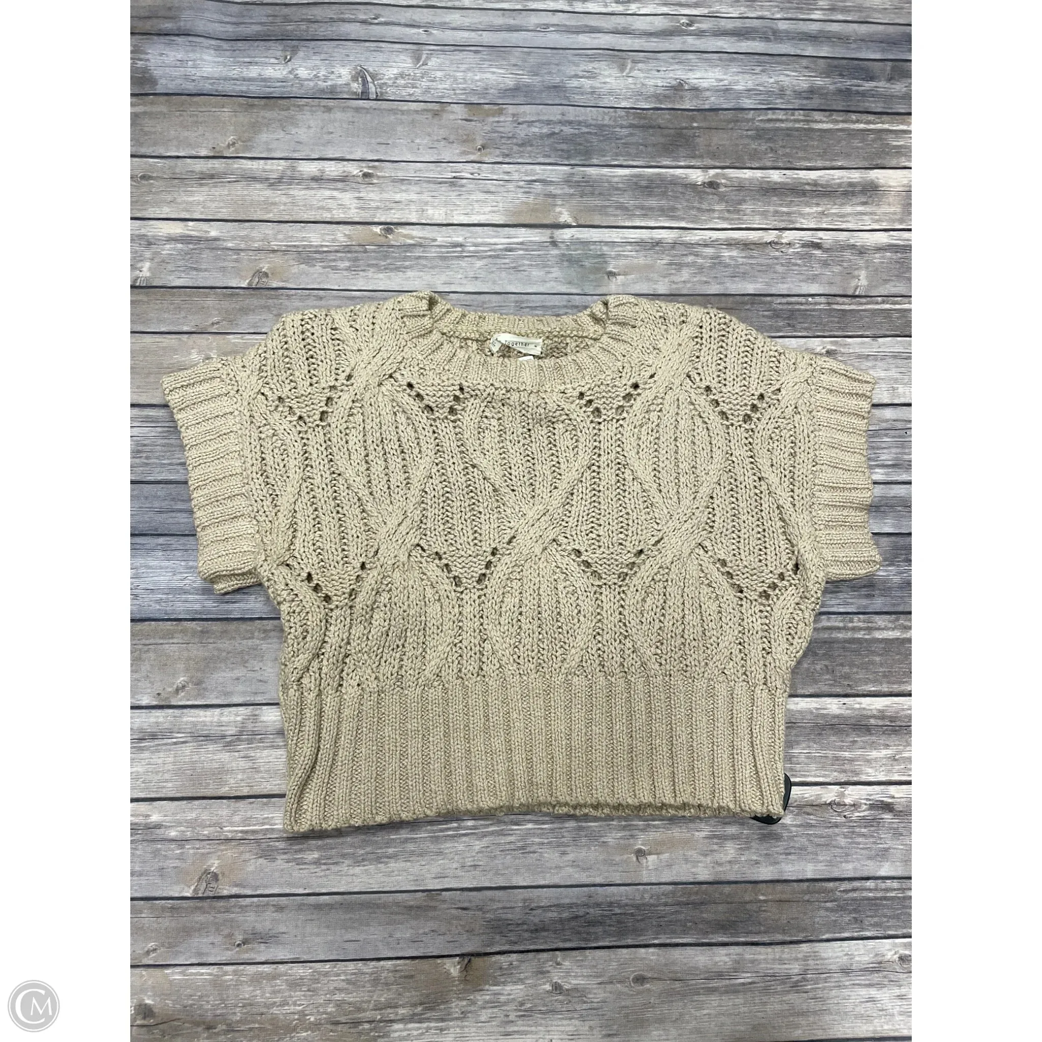 Sweater By By Together In Tan, Size: M