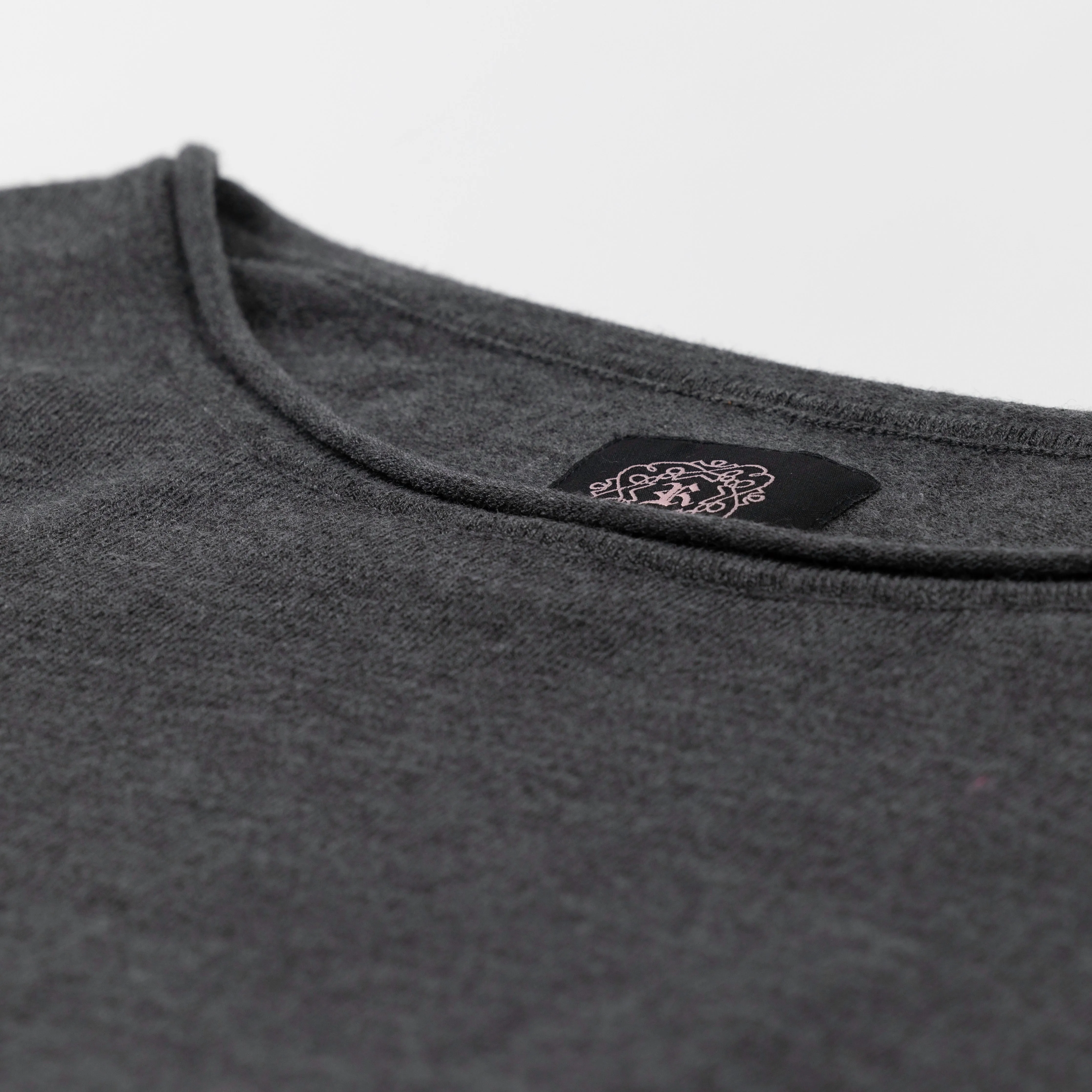 Sweater Knit Pullover - Charcoal