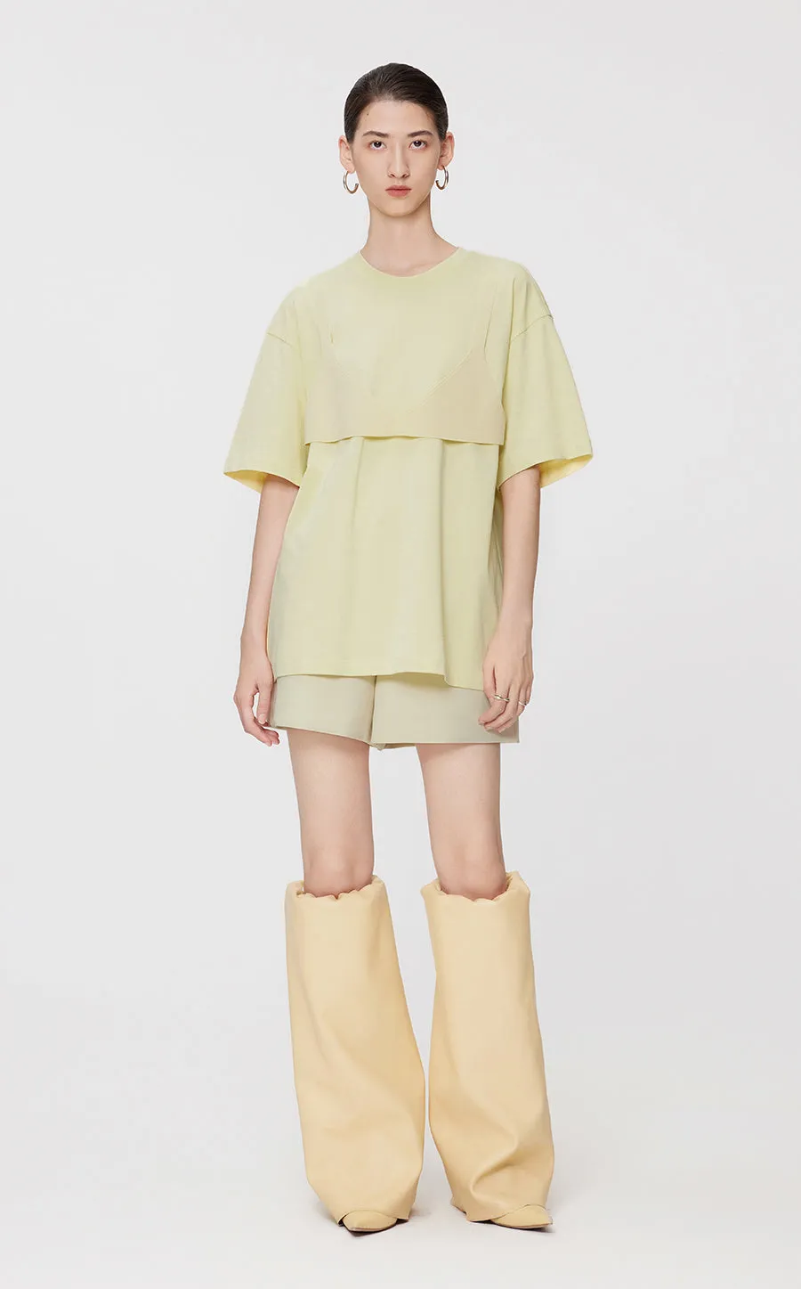 T-Shirt/JNBY Loose Fitting Short-sleeved T-Shirt